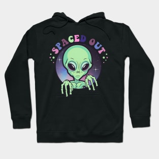 "Spaced Out" Green Alien Hoodie